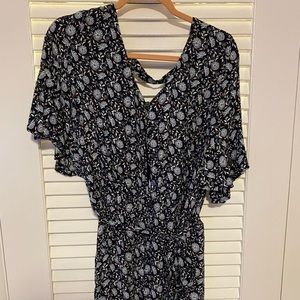 Loft Outlet Seashell Printed Romper Size XL